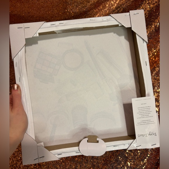 Licensed Beauty Glitter Wall Art Canvas - Picture 4 of 5